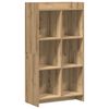 vidaXL Bookcase 6-Tier 59 x 30 x 111 cm Engineered Wood Artisian Oak