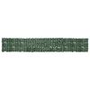 vidaXL Balcony Screen with Dark Green Leaves 500x75 cm