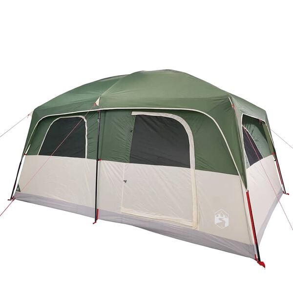 vidaXL Family Tent Cabin 8-Person Green Waterproof