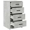 vidaXL Sideboard Concrete grey 40 x 41 x 75 cm Engineered wood