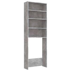 vidaXL Washing Machine Cabinet Old Wood 64x24x190 cm
