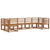 vidaXL Outdoor Sofa Set 7 pcs Natural Solid Acacia Wood