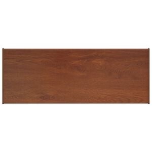 vidaXL Window Sill Brown wood 100 x 30 x 4.5 cm PVC