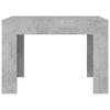 vidaXL Coffee Table Concrete Grey 50x50x35 cm Engineered Wood