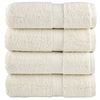 vidaXL Premium Wash Towels SOLUND 4 pcs Cream 30x30 cm 600 gsm