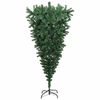 vidaXL Upside-down Artificial Pre-lit Christmas Tree with Ball Set PVC
