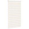 vidaXL Zebra Blind Marble Beige 130x200 cm Fabric Width 125.9 cm Polyester