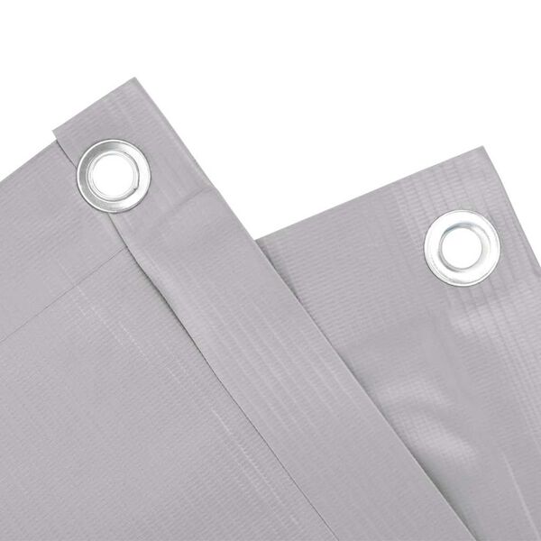 vidaXL Balcony Privacy Screen Grey 700x75 cm PVC