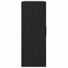 vidaXL Wall Cabinet Black Oak 69.5 x 34 x 90 cm Engineered Wood
