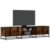 vidaXL TV Cabinet Smoked Oak 180x35x41 cm Engineered Wood