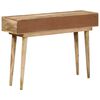vidaXL Console Table 110x30x75 cm Solid Wood Mango