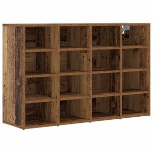 vidaXL Shoe Cabinet 103 x 30 x 67 cm Engineered Wood Old Wood