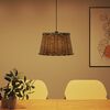 vidaXL Ceiling Lamp Shade Brown &Oslash;45x28 cm Wicker