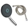 vidaXL Multifunctional Handheld Shower Head with 1,5 m Hose Chrome