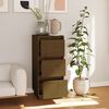 vidaXL Sideboard Honey Brown 32x34x75 cm Solid Wood Pine