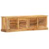 vidaXL Storage Bench 128 cm Solid Mango Wood