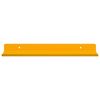 vidaXL Floating Shelf 2 pcs Mustard Yellow 30 x 9 x 2.5 cm Steel