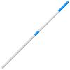 vidaXL Pitchfork Handle Telescopic Silver Steel