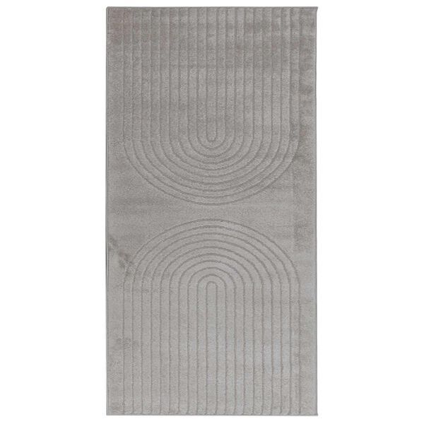 vidaXL Area Rugs Rectangular HUARTE Grey 150 x 80 cm Polyester