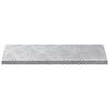 vidaXL Stair Tread Rectangular 10 pcs Silver 60 x 18 cm Aluminium