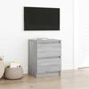 vidaXL TV Cabinet Grey Sonoma 40x35x54 cm Engineered Wood