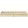 vidaXL Bed Frame with Drawers without Mattress Sonoma Oak 100x200 cm