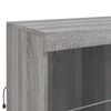 vidaXL Sideboards with LED Lights 3 pcs Grey Sonoma Engineered Wood