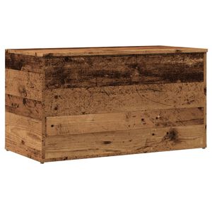 vidaXL Storage Chest Old Wood 84x42x46 cm Engineered Wood