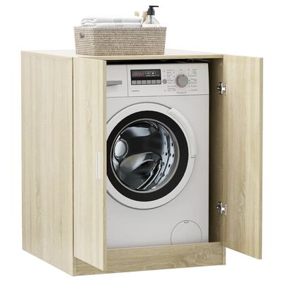vidaXL Washing Machine Cabinet Sonoma Oak