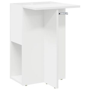 vidaXL End Table White 35 x 40 x 55 cm Engineered Wood