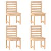vidaXL 5 Piece Garden Dining Set Solid Wood Pine
