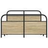 vidaXL Bed Frame Without Mattress 120x200 cm Sonoma Oak Engineered Wood
