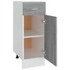 vidaXL Drawer Bottom Cabinet Lyon Grey Sonoma 30x46x81.5 cm Engineered Wood