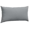 vidaXL Sofa Pillows 2 pcs Light Grey 80 x 40 cm Fabric