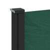 vidaXL Retractable Side Awning Dark Green 220x500 cm