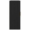 vidaXL Wall Cabinet Black Oak 69.5 x 34 x 90 cm Engineered Wood