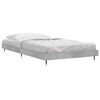 vidaXL Bed Frame without Mattress Concrete Grey 90x190 cm Single