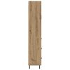vidaXL Highboard 2 pcs Artisan Oak Engineered Wood and Glass