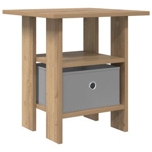 vidaXL Bedside Table Artisan Oak 41 x 40 x 45 cm Engineered Wood