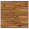 vidaXL Live Edge Table Top 40 x 40 x 3.5 cm Square Solid Acacia Wood