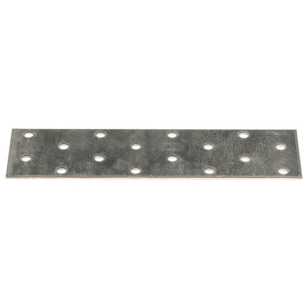 vidaXL Perforated Plates 60 pcs 2 mm 160x40 mm Galvanised Steel