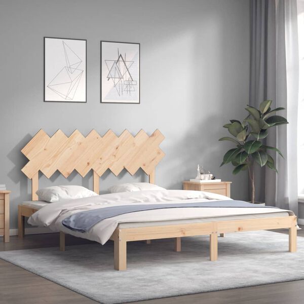vidaXL Bed Frame without Mattress 160x200 cm Solid Wood Pine