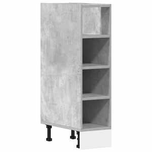 vidaXL Bottom Cabinet "Riga" Concrete Grey 20x44.5x81.5 cm