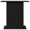 vidaXL Aquarium Stand Black Oak 75x36x72.5 cm Engineered Wood