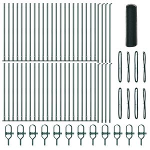 vidaXL Fence Post Green