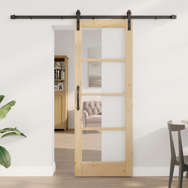 vidaXL Sliding Door ORKDAL Natural 73.5 x 198.5 cm