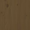 vidaXL Bed Headboard Honey Brown 132x3x81 cm Solid Wood Pine