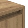 vidaXL Bedside Cabinets with LED Lights&nbsp;2 pcs Artisan Oak 38x34x50 cm