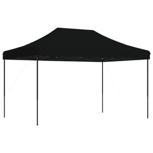vidaXL Party Tent 292 x 440 x 315 cm Black Oxford Fabric