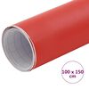 vidaXL Car Film Matt Red 100x150 cm